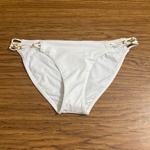 PILYQ Women's Water Lily Braided Full Bikini Bottom Size S